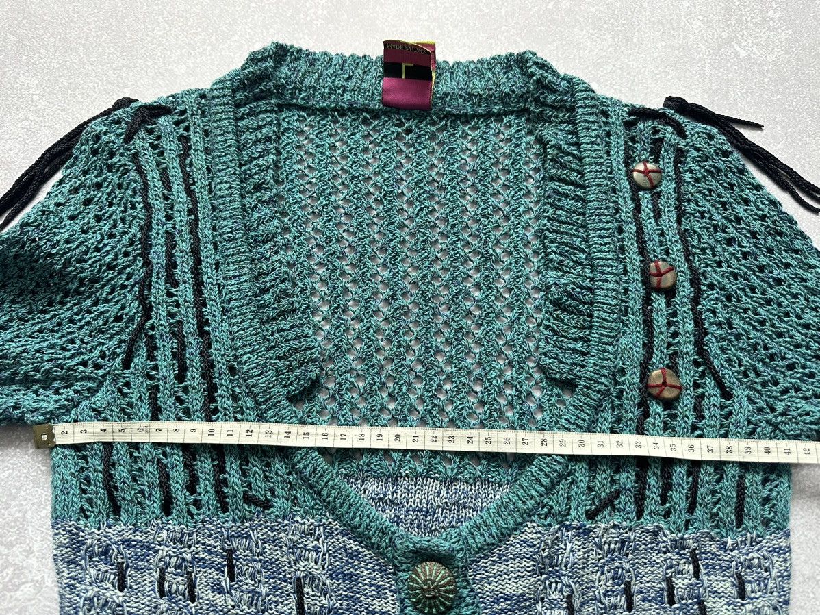 Designer Save the Queen sweater cardigan made in Italy size L Size L / US 10 / IT 46 - 11 Thumbnail