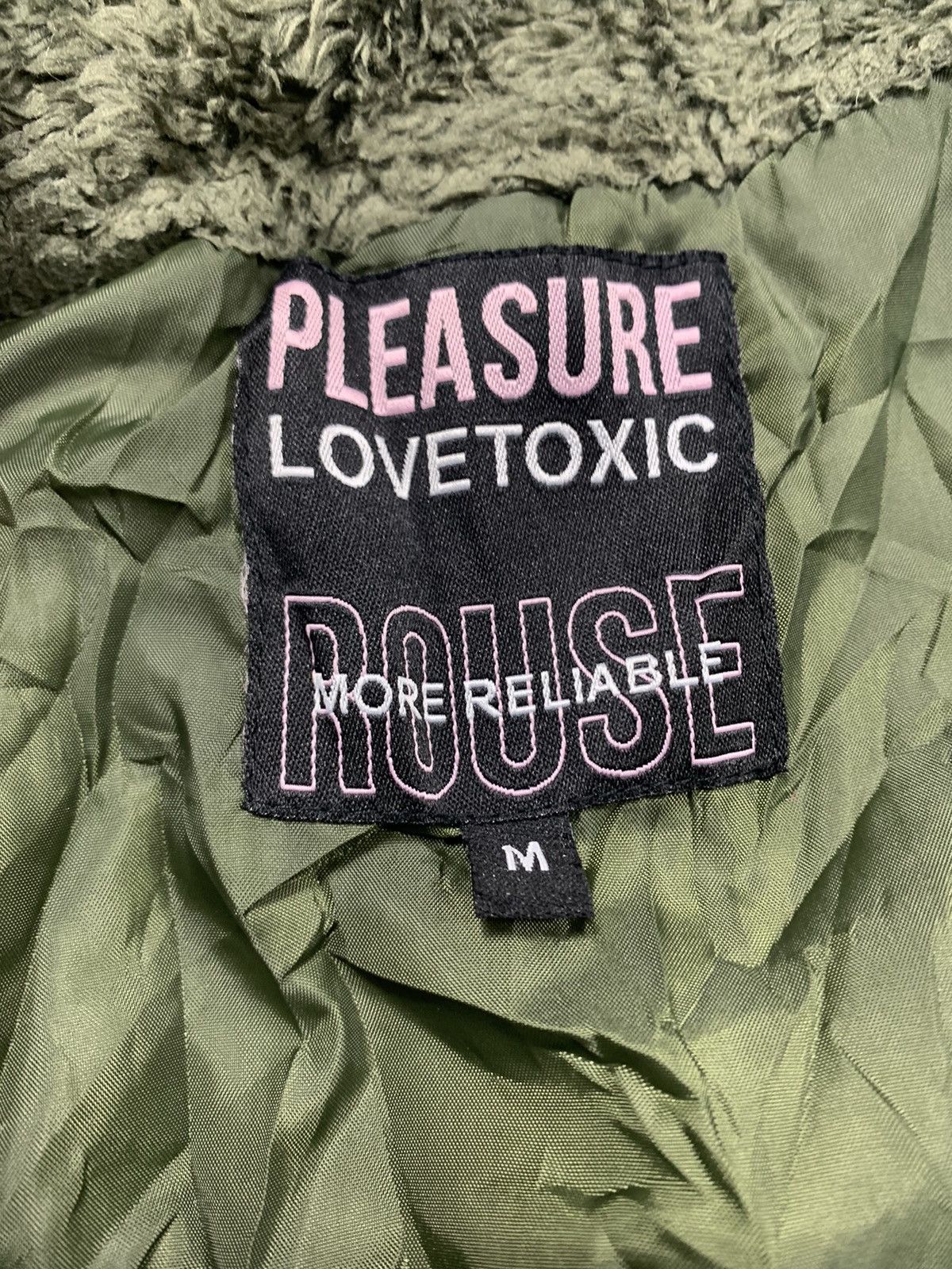 Tornado Mart PLEASURE LOVE TOXIC - Bomber Fur Jacket Size US M / EU 48-50 / 2 - 10 Thumbnail