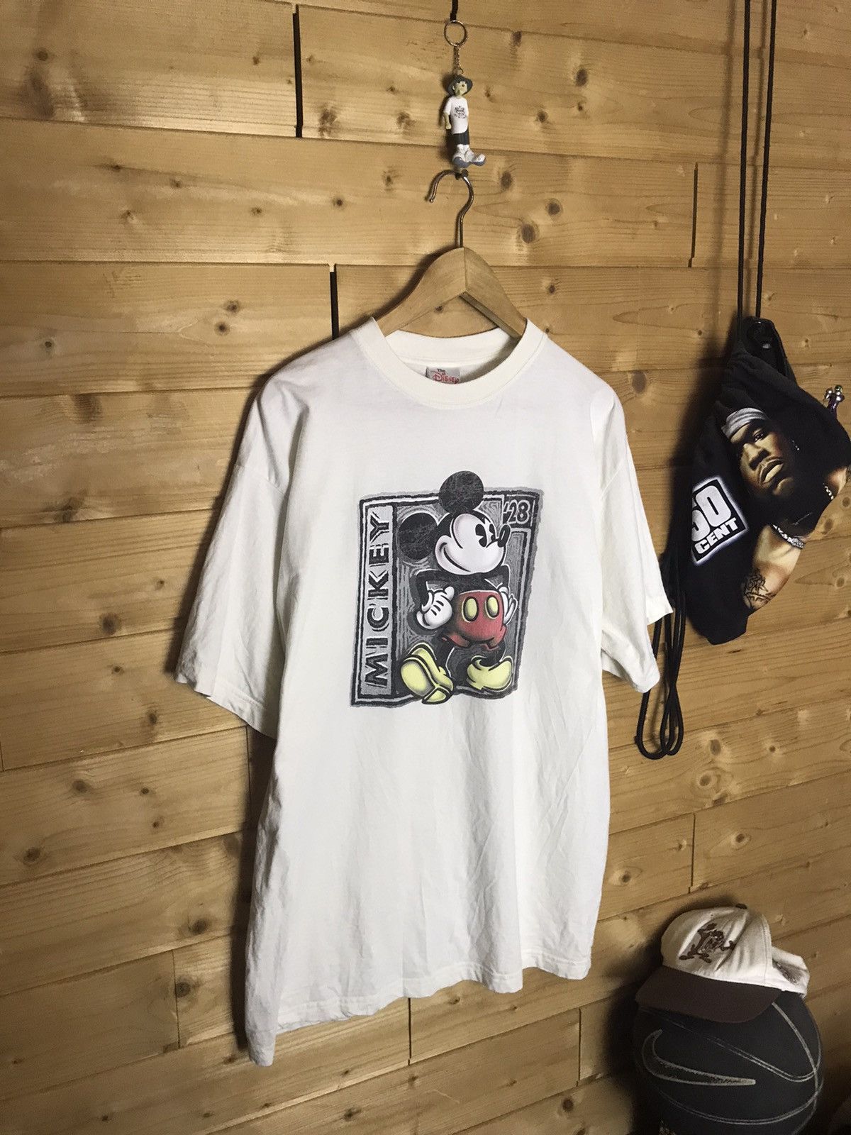 Disney Vintage 90’s Disney Mickey Mouse t-shirt Size US XL / EU 56 / 4 - 2 Thumbnail