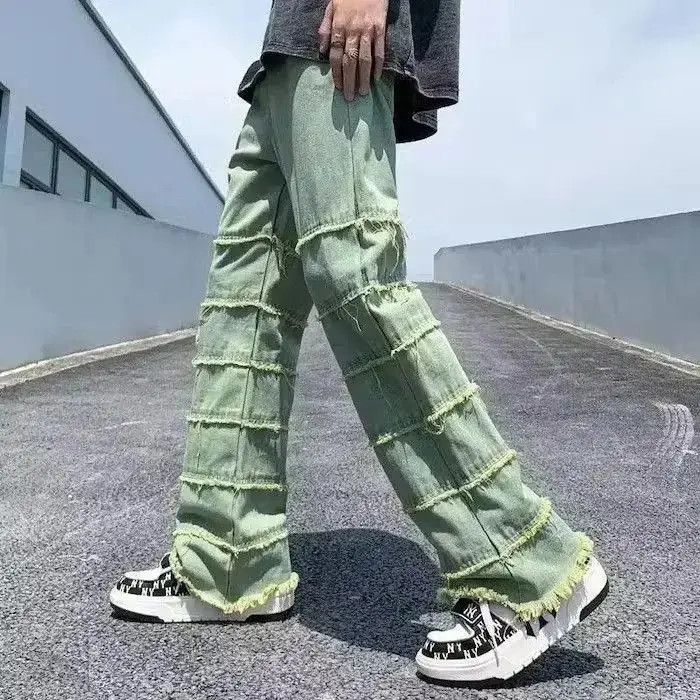 Japanese Brand Y2K Streetwear Stacked Jeans Baggy Pants Size US 32 / EU 48 - 3 Thumbnail