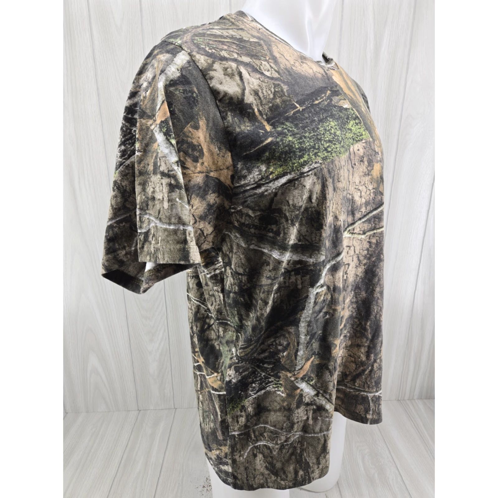 Vintage VINTAGE Mossy Oak Scent Control Short Sleeve Crew Neck Mens Shirt Camo Large T Shirt Size US L / EU 52-54 / 3 - 6 Thumbnail