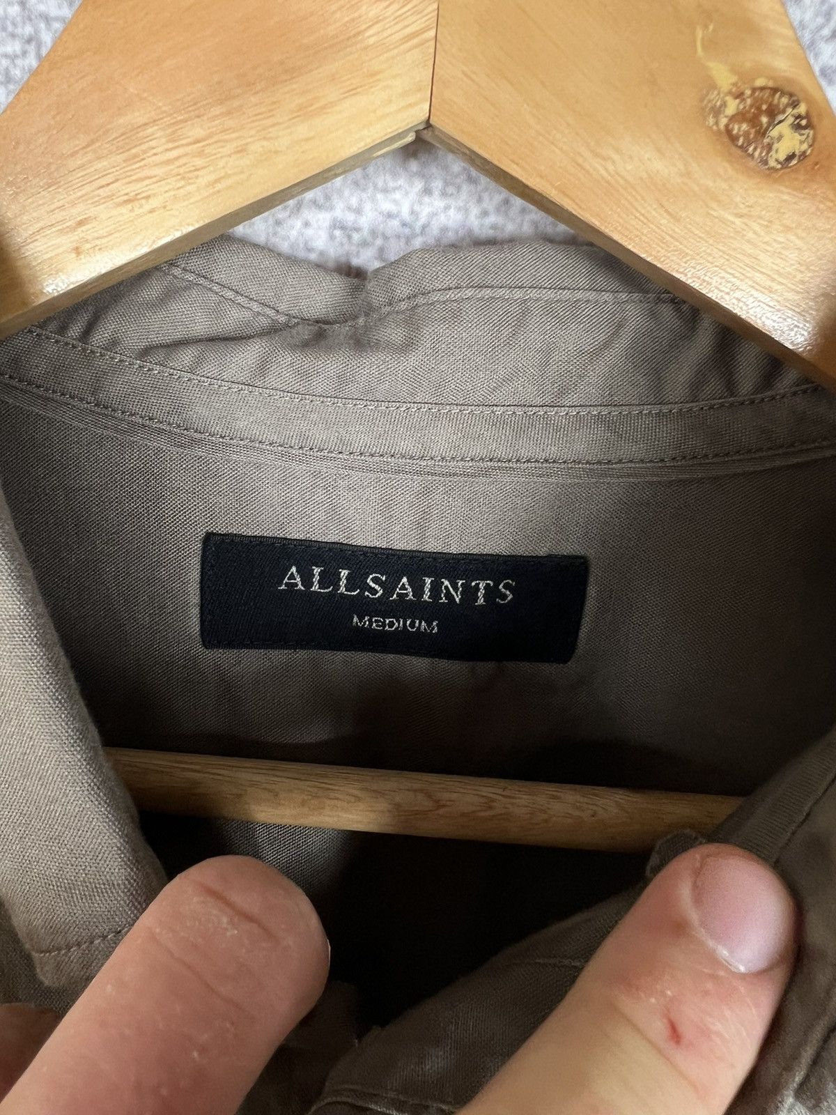 Allsaints Allsaints Luxury Design Shirt Longs leeve Size US M / EU 48-50 / 2 - 4 Thumbnail