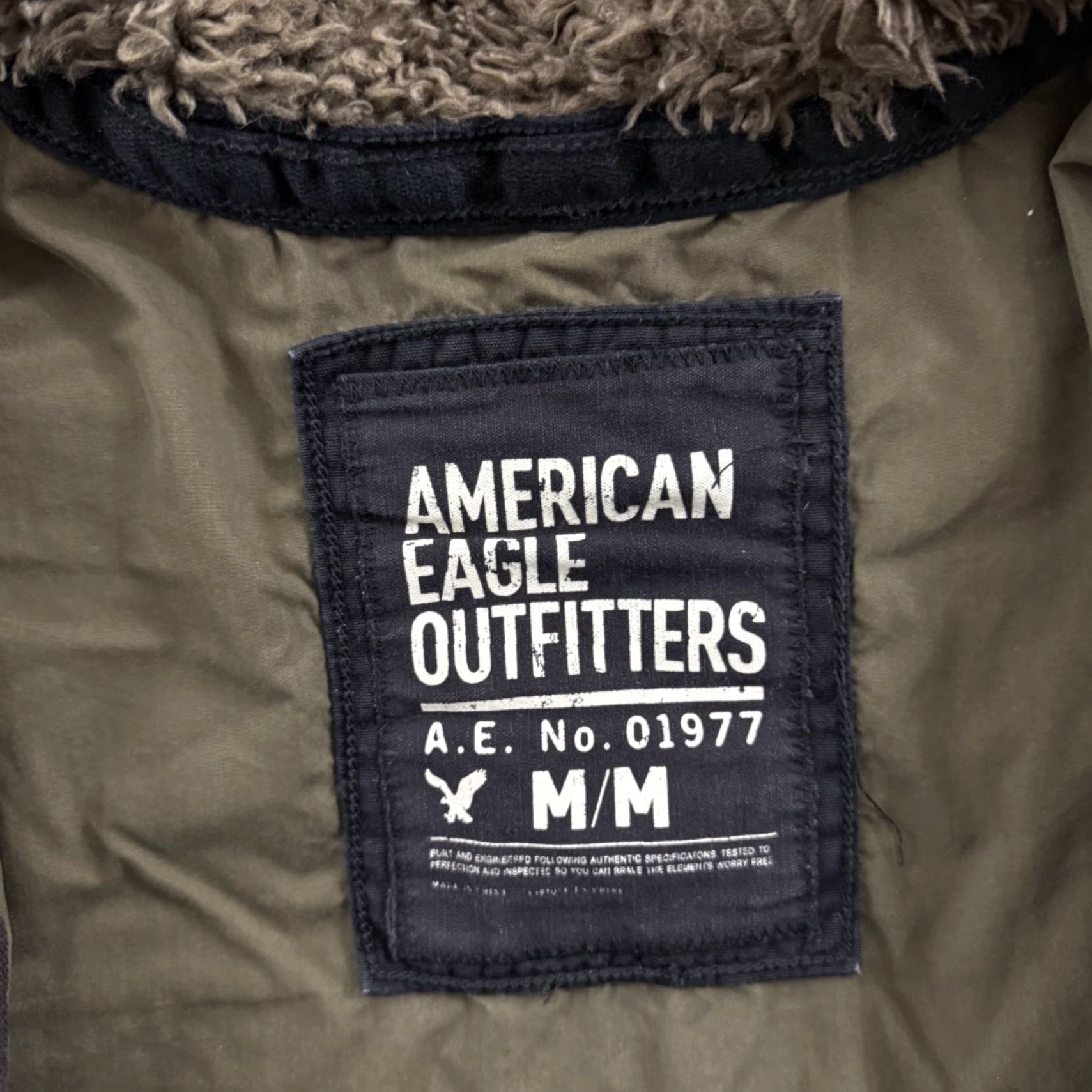 American Eagle Outfitters VINTAGE American Eagle Jacket Mens M Black Hooded Zip Bomber Jacket Outdoor Y2K Size US M / EU 48-50 / 2 - 7 Thumbnail