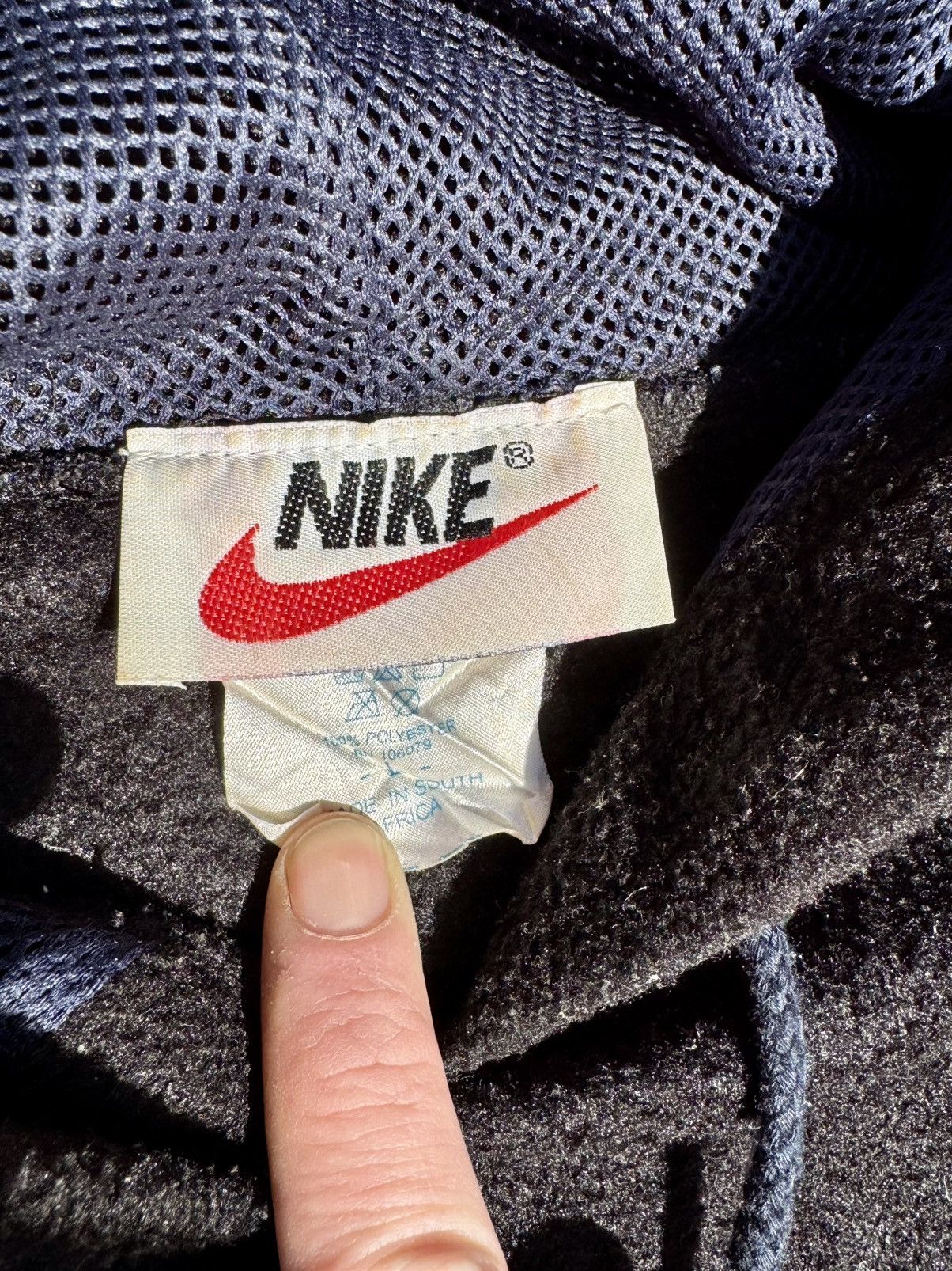 Nike × Vintage Nike Vintage 90’s Fleece Rap Hip Hop Pullover Hoodie Size US L / EU 52-54 / 3 - 7 Thumbnail