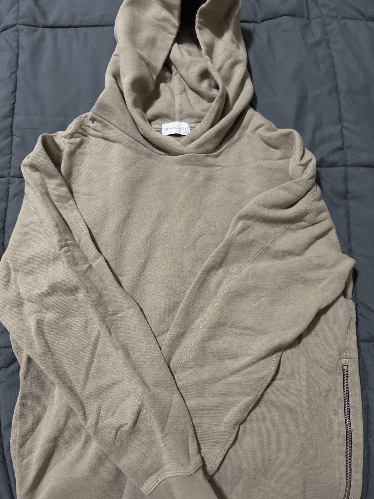 John Elliott John Elliott Green Side Zip Hoodie 3 Size US L / EU 52-54 / 3 - 6 Thumbnail