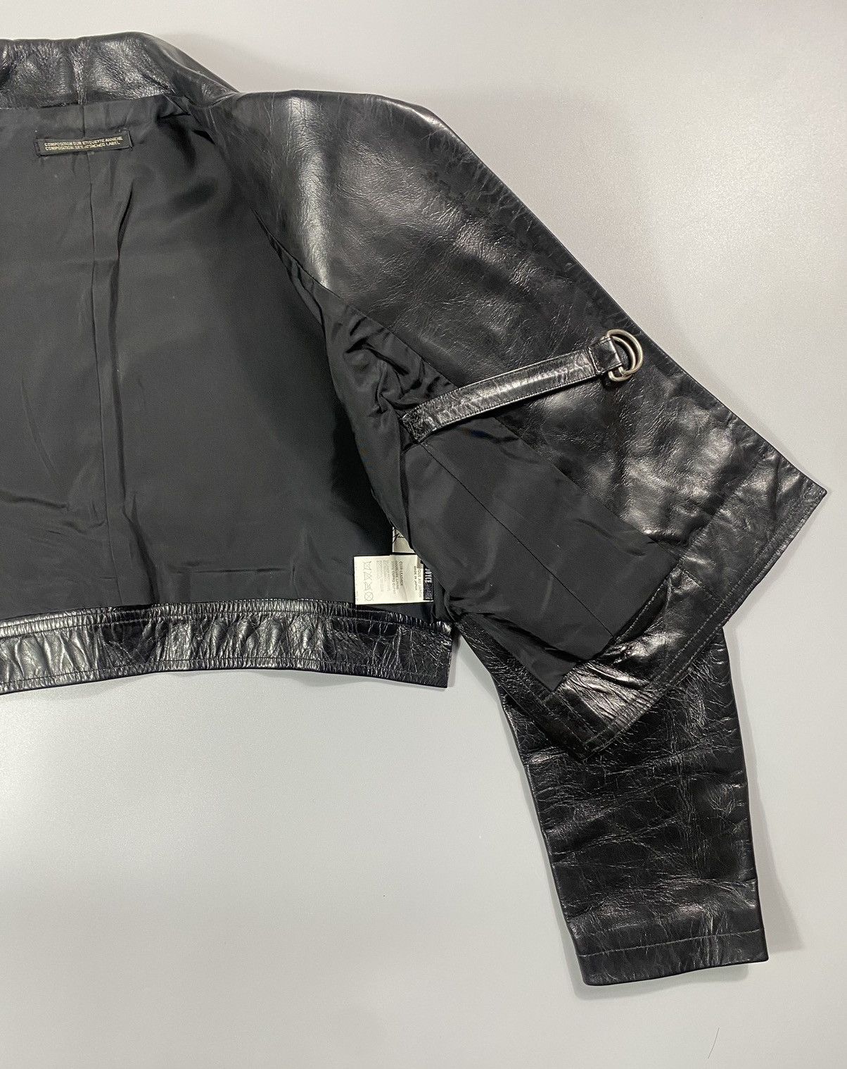 Yohji Yamamoto AW 2007- Yohji Yamamoto- Museum/Exhibit Piece Leather Jacket Size S / US 4 / IT 40 - 15 Thumbnail