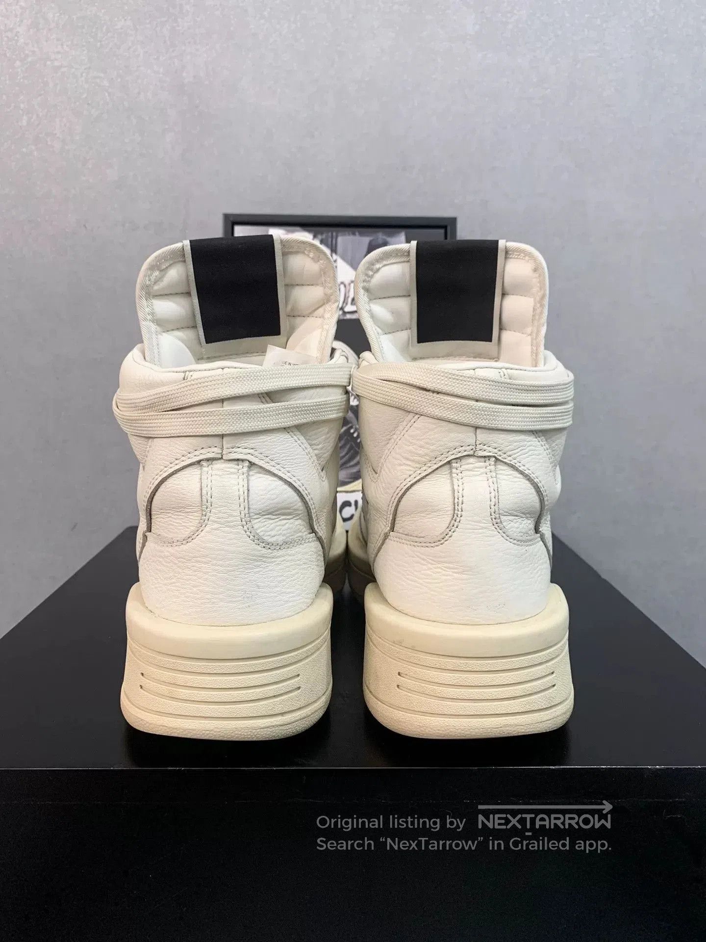 Rick Owens Drkshdw Rick Owens Converse Leather Platform Sneaker. Size US 10 / EU 43 - 7 Thumbnail
