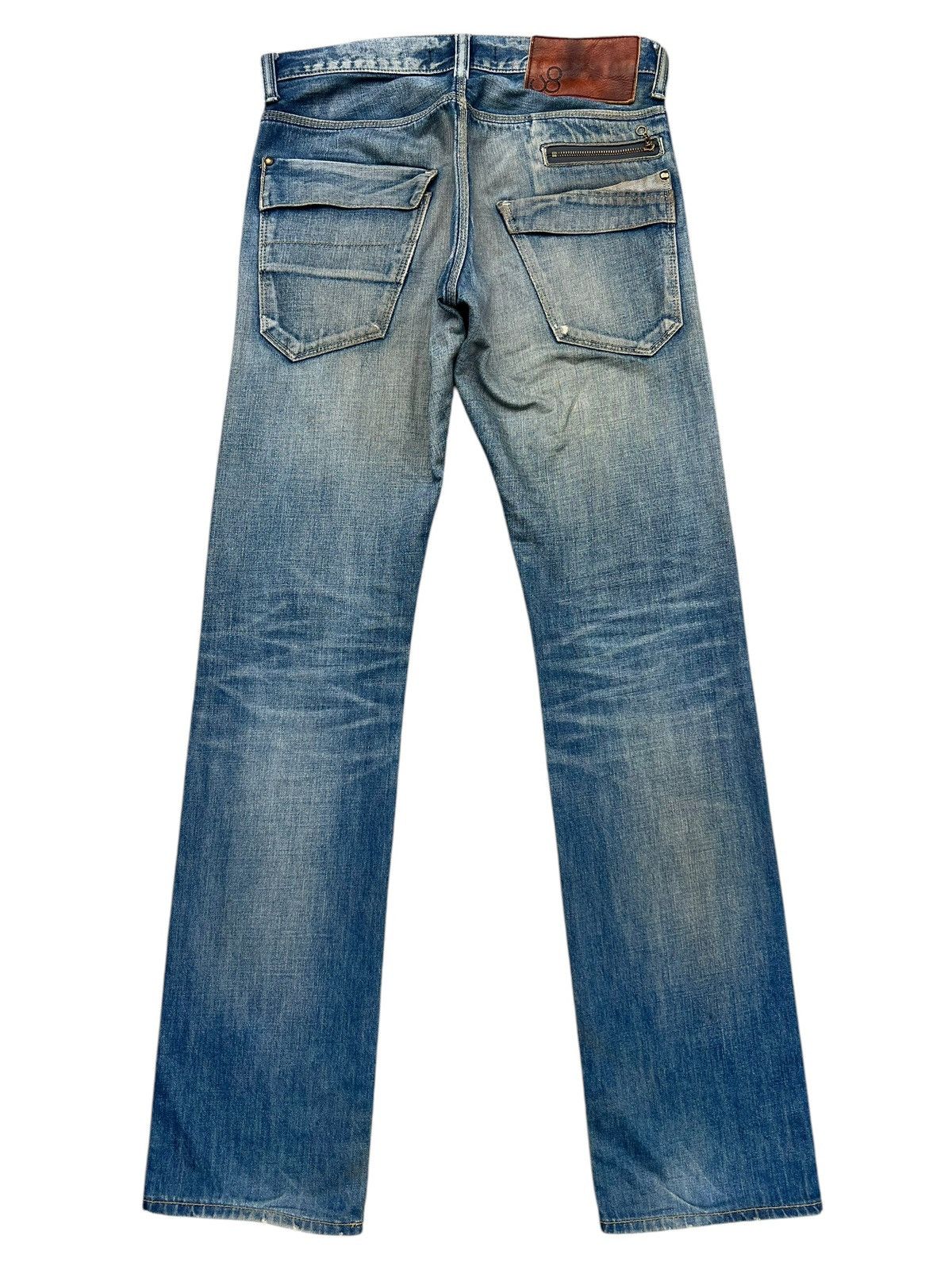 Johnbull John Bull Japan Mudwash Distressed Denim Jeans 30x33 Size US 30 / EU 46 - 3 Thumbnail