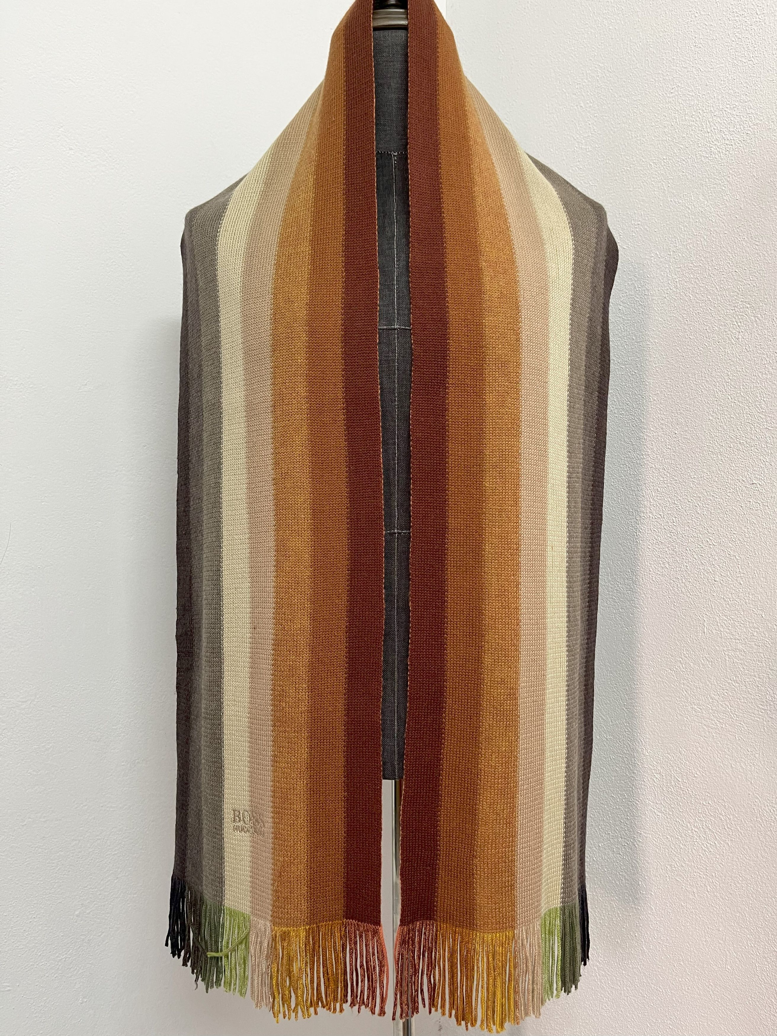 Hugo Boss Vintage Hugo Boss Scarf / Muffler - 6086 Size ONE SIZE - 8 Thumbnail