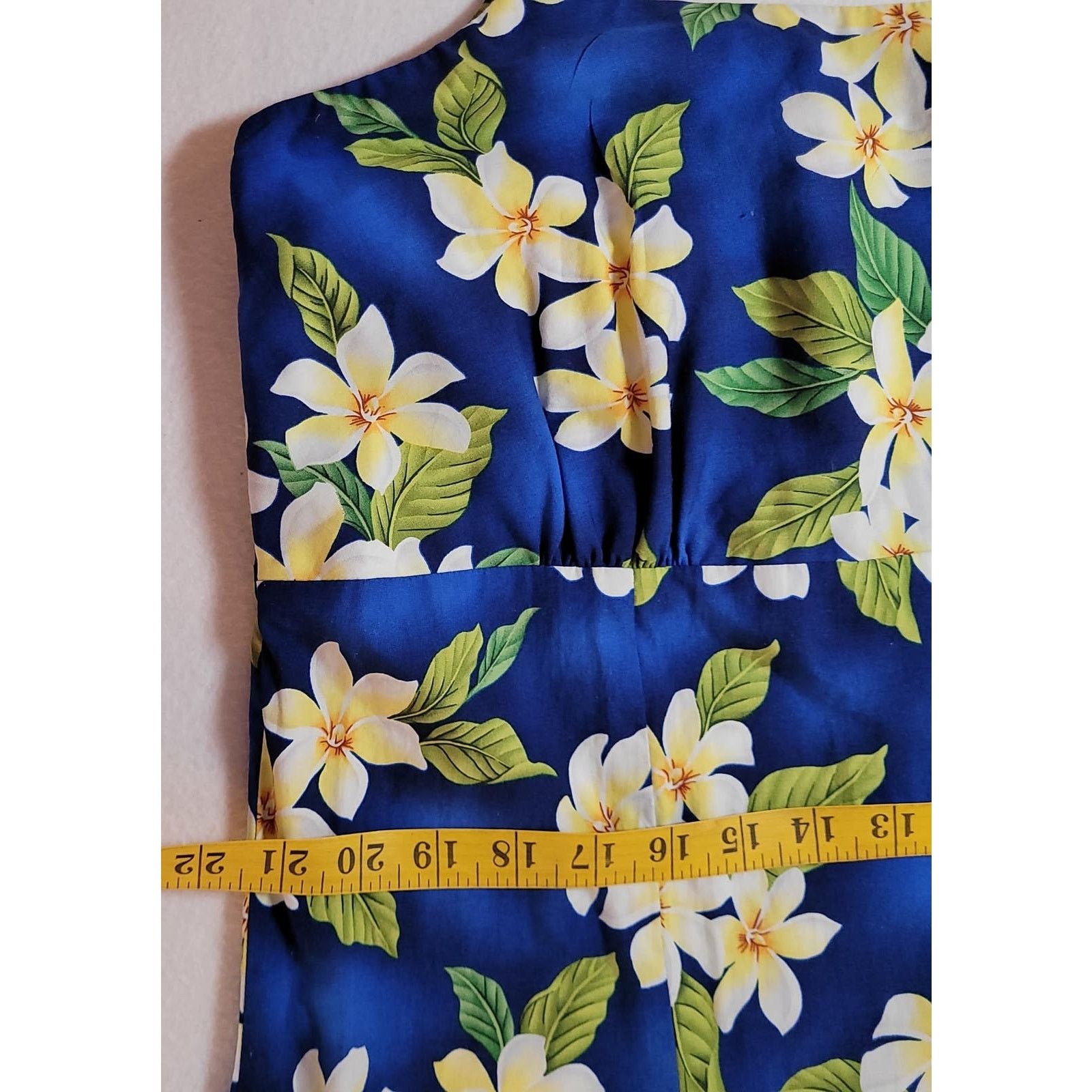 Other Vtg Jade Fashions Maxi Dress 3XL Sleeveless Hawaiian Floral Size 3XL / US 20-22 - 6 Thumbnail