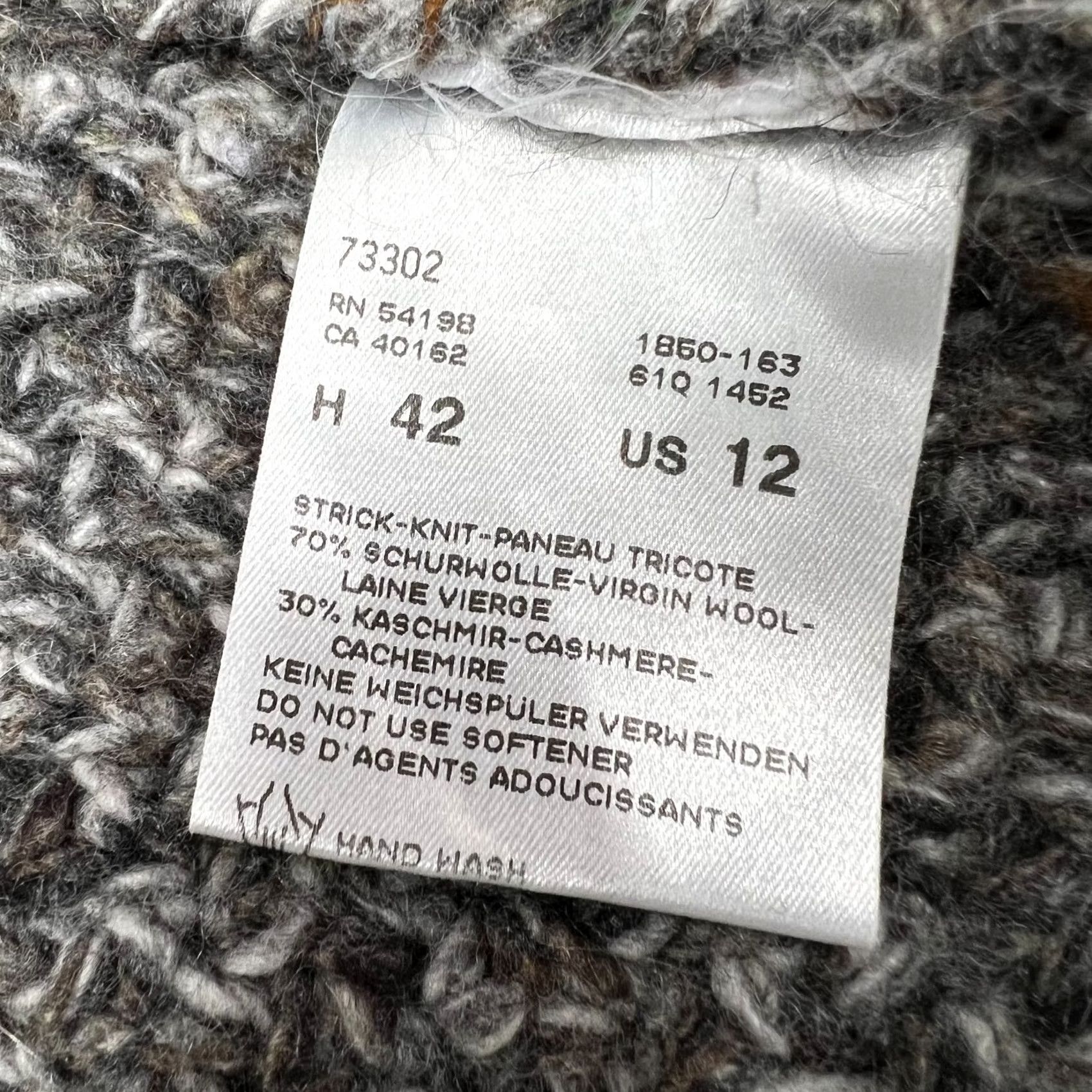 Bogner Bogner Jacket Women US 12 Knit Wool Cashmere Multicolor Long Sleeve Coat Style Bagnoer? Size XL / US 12-14 / IT 48-50 - 7 Thumbnail