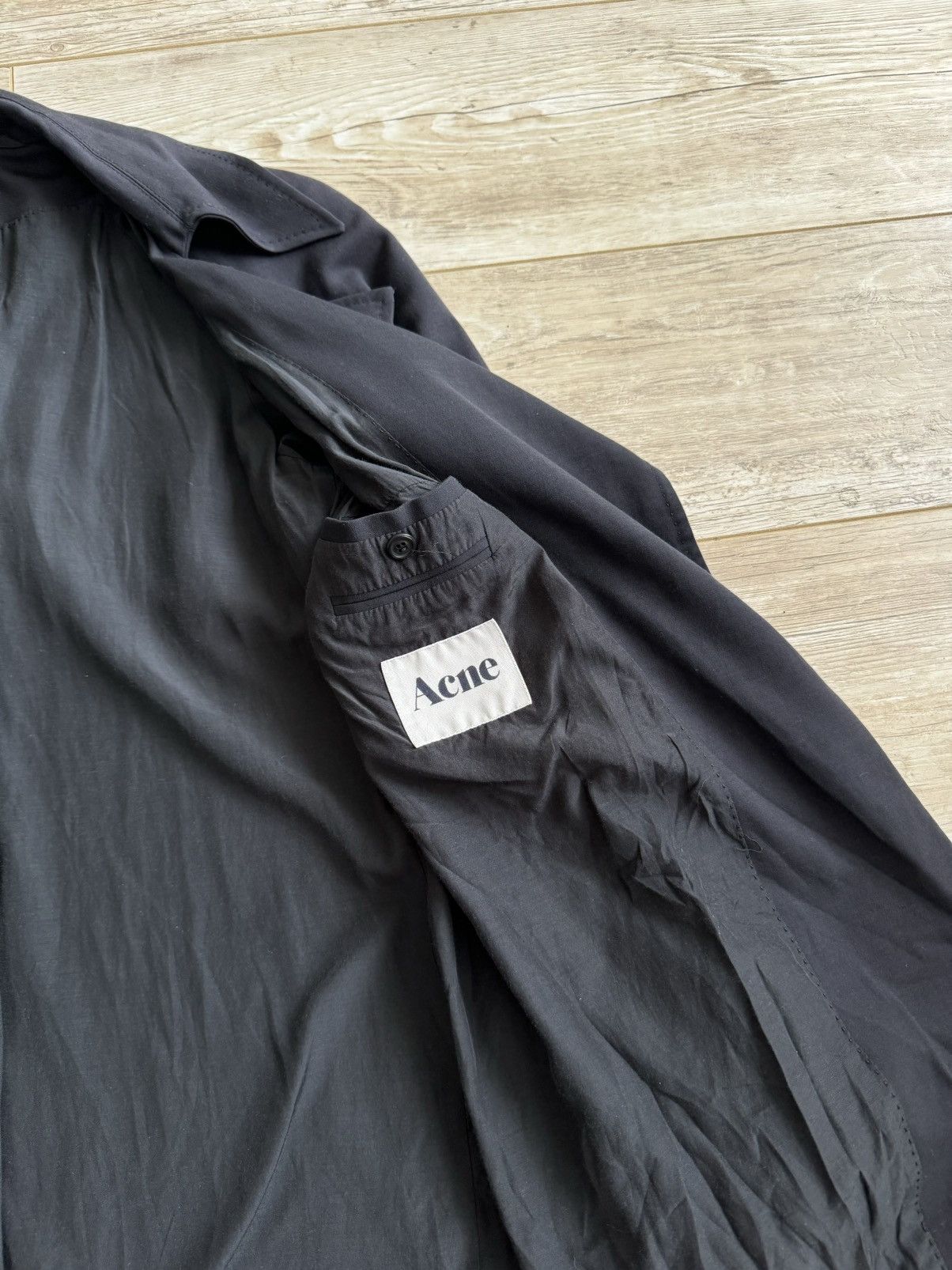 Acne Studios Acne Studios Viscose Trench Coat Size S / US 4 / IT 40 - 7 Thumbnail