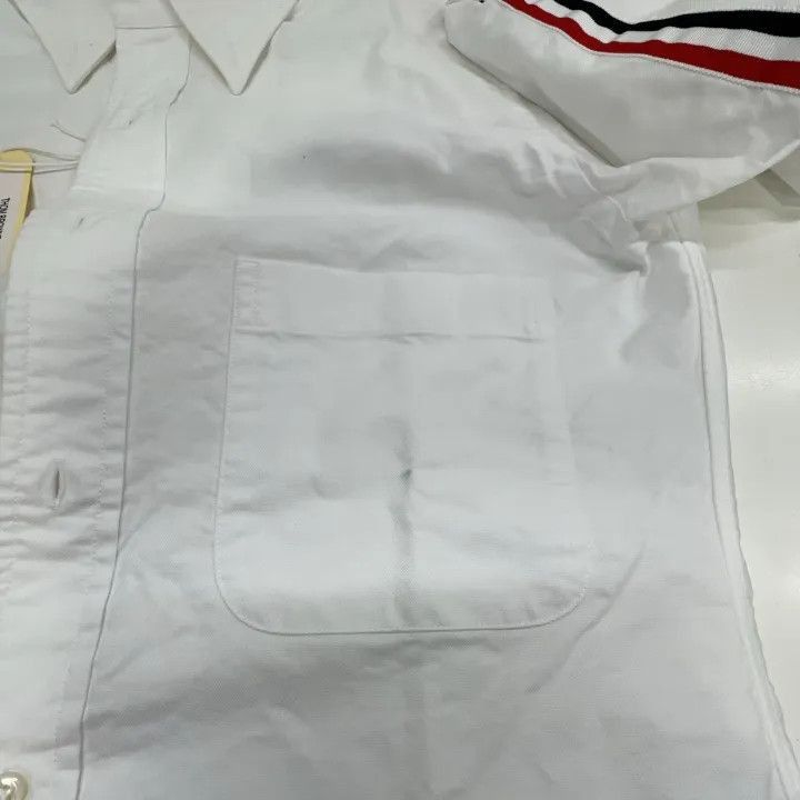 Thom Browne Thom Browne Classic Stripe Oxford Long Sleeve Shirt -2507 Size US M / EU 48-50 / 2 - 3 Thumbnail