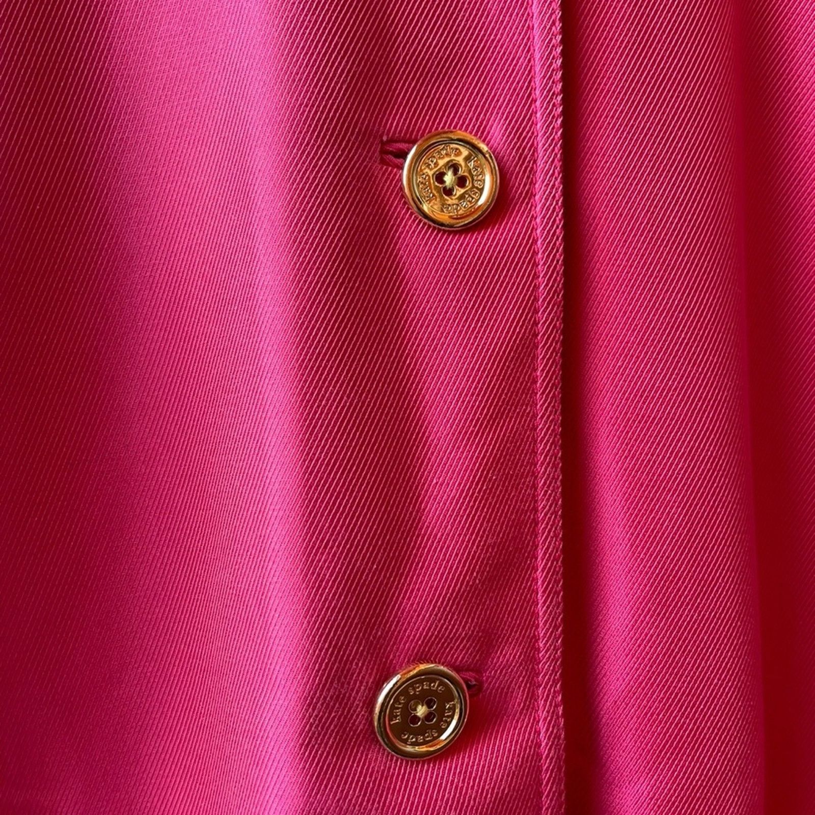 Kate Spade Kate Spade pink fall trench coat / jacket Sz: S Size S / US 4 / IT 40 - 10 Thumbnail