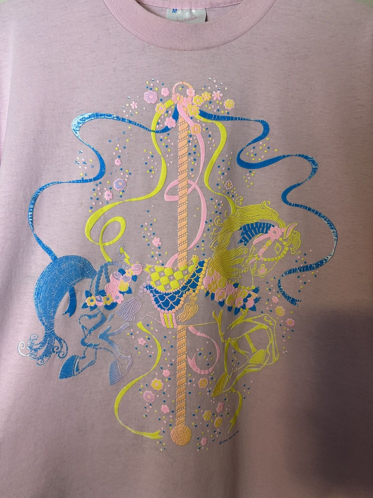 Vintage Vintage Carousel Horse T-shirt Medium Size US M / EU 48-50 / 2 - 4 Thumbnail