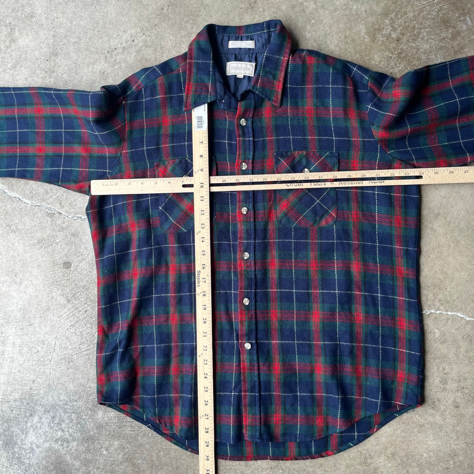 Vintage VINTAGE TIMBER RIN ACRYLIC BOARD SHIRT FLANNEL PLAID XL Size US XL / EU 56 / 4 - 5 Thumbnail