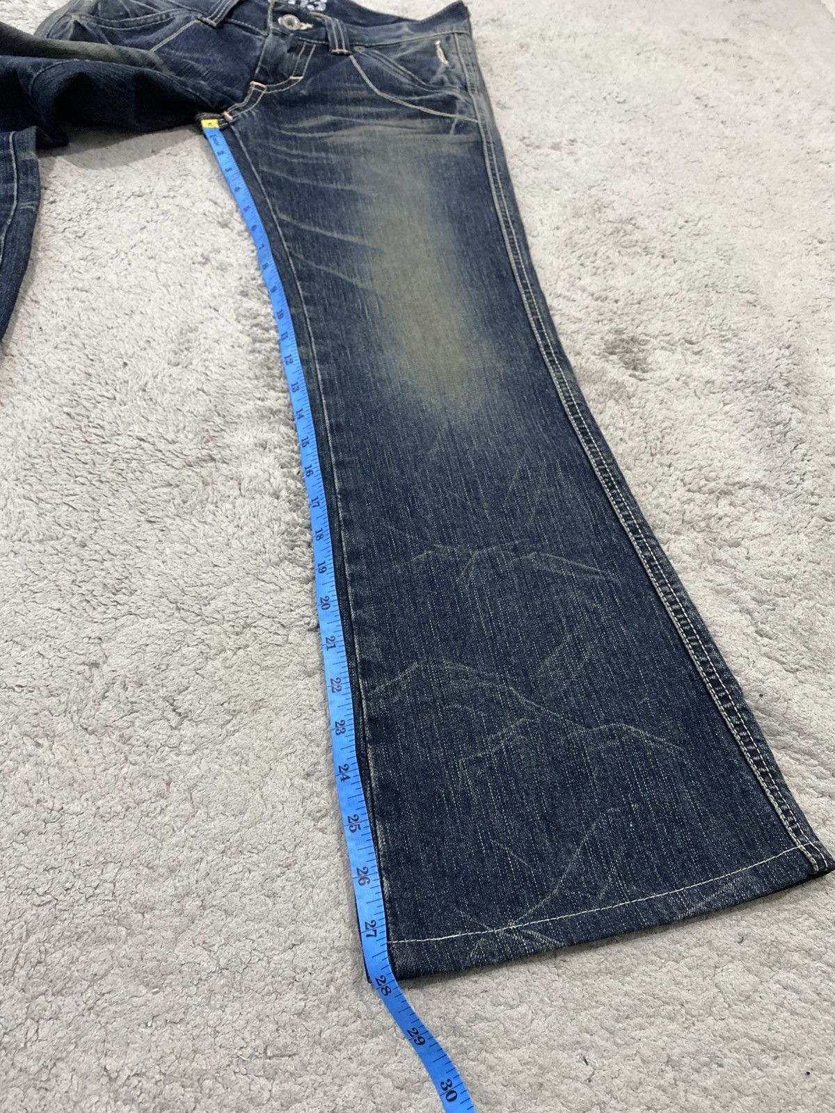 Edwin NEED GONE ‼️ Edwin 503 Blue Trip Black Flare Washed Denim Size US 31 - 19 Thumbnail