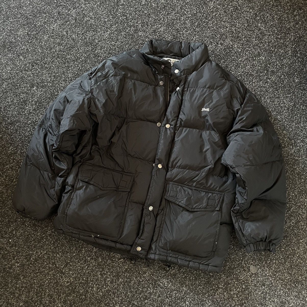 Schott Schott 90s bomber down jacket puffer ma-1 military fly vint Size US L / EU 52-54 / 3 - 1 Thumbnail