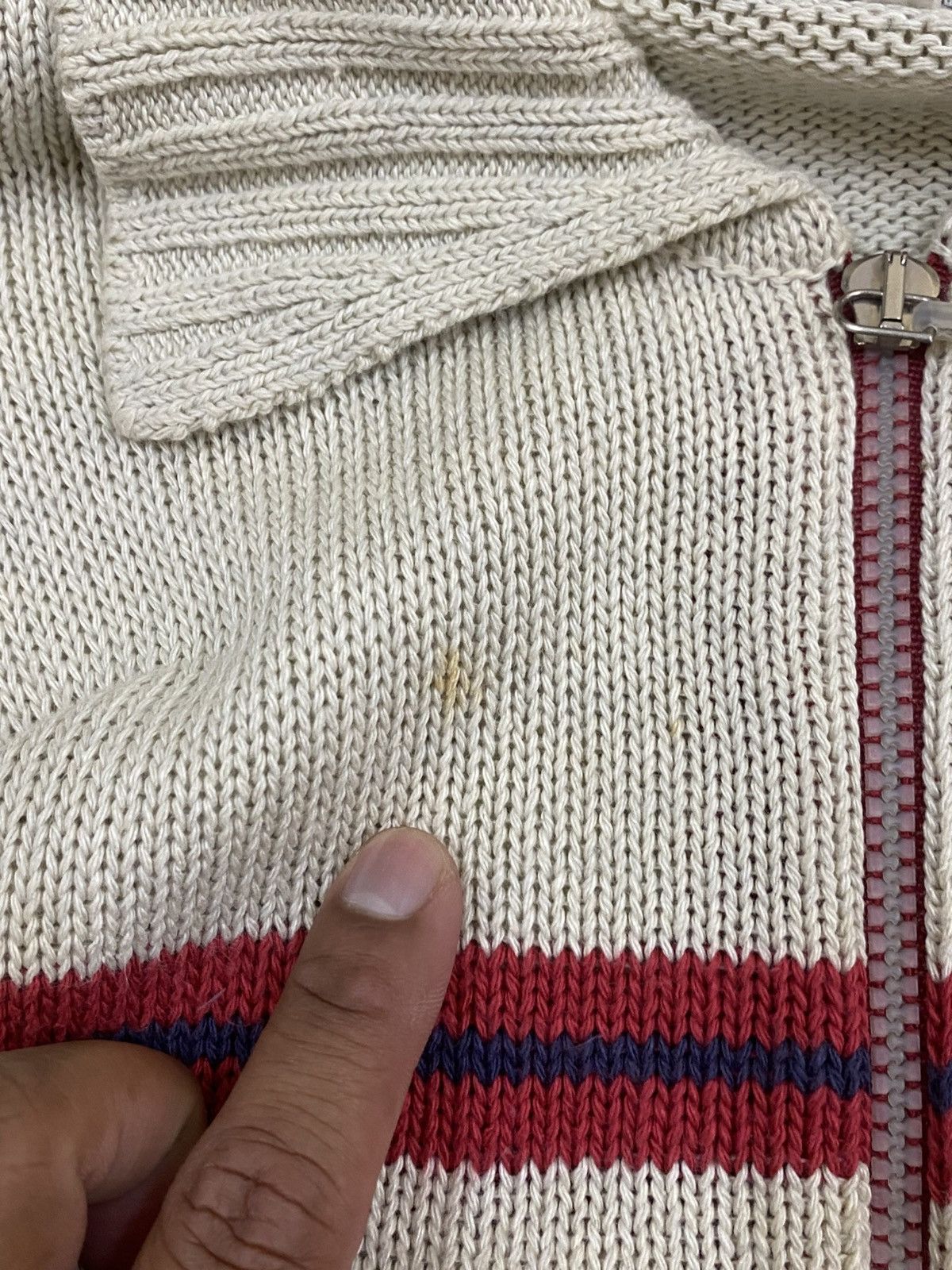 Vintage Vintage i Maschi Made in Italy Full Zip Knit Sweater Size US L / EU 52-54 / 3 - 11 Thumbnail