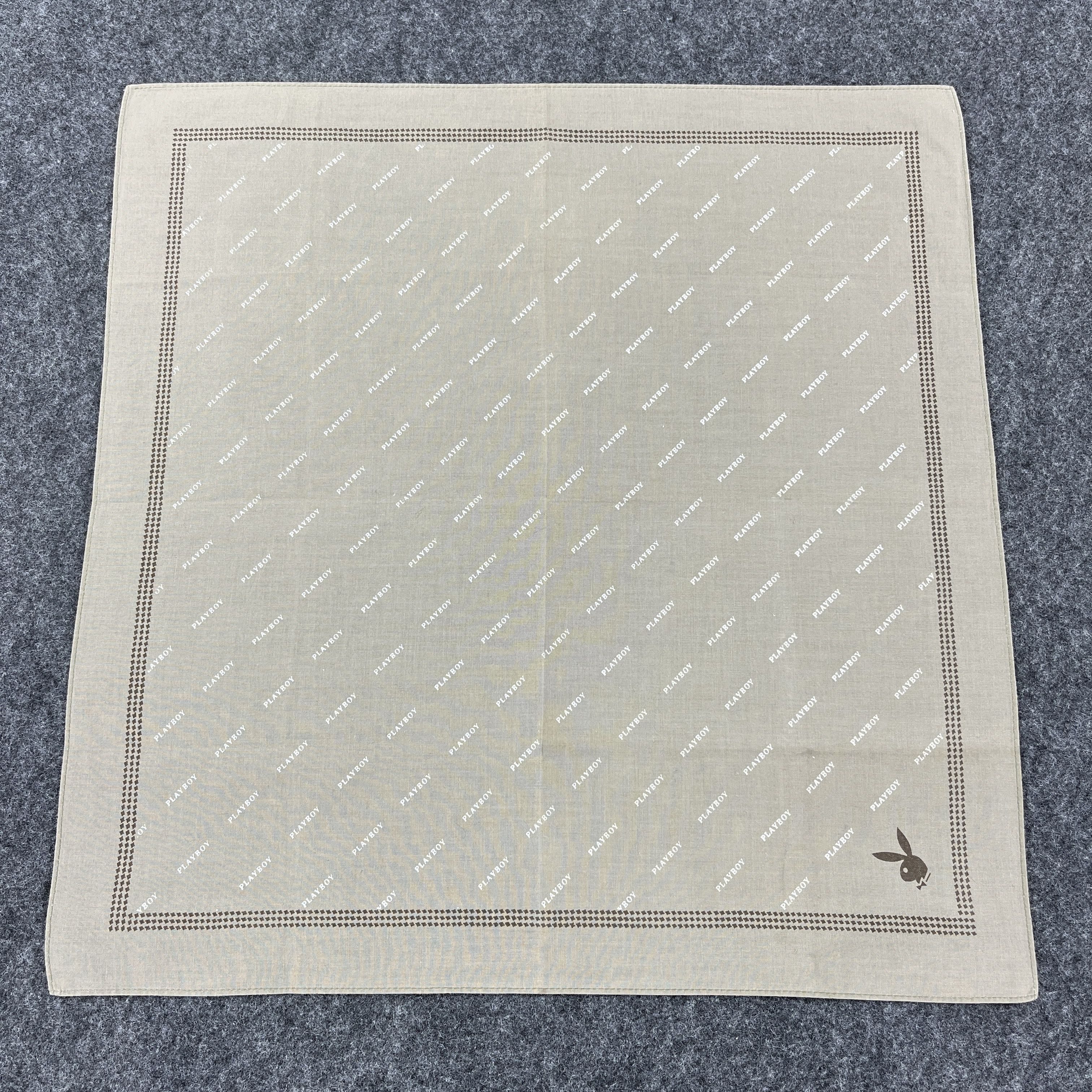 Vintage Playboy Handkerchief / Bandana / Neckerchief B355 Size ONE SIZE - 8 Thumbnail