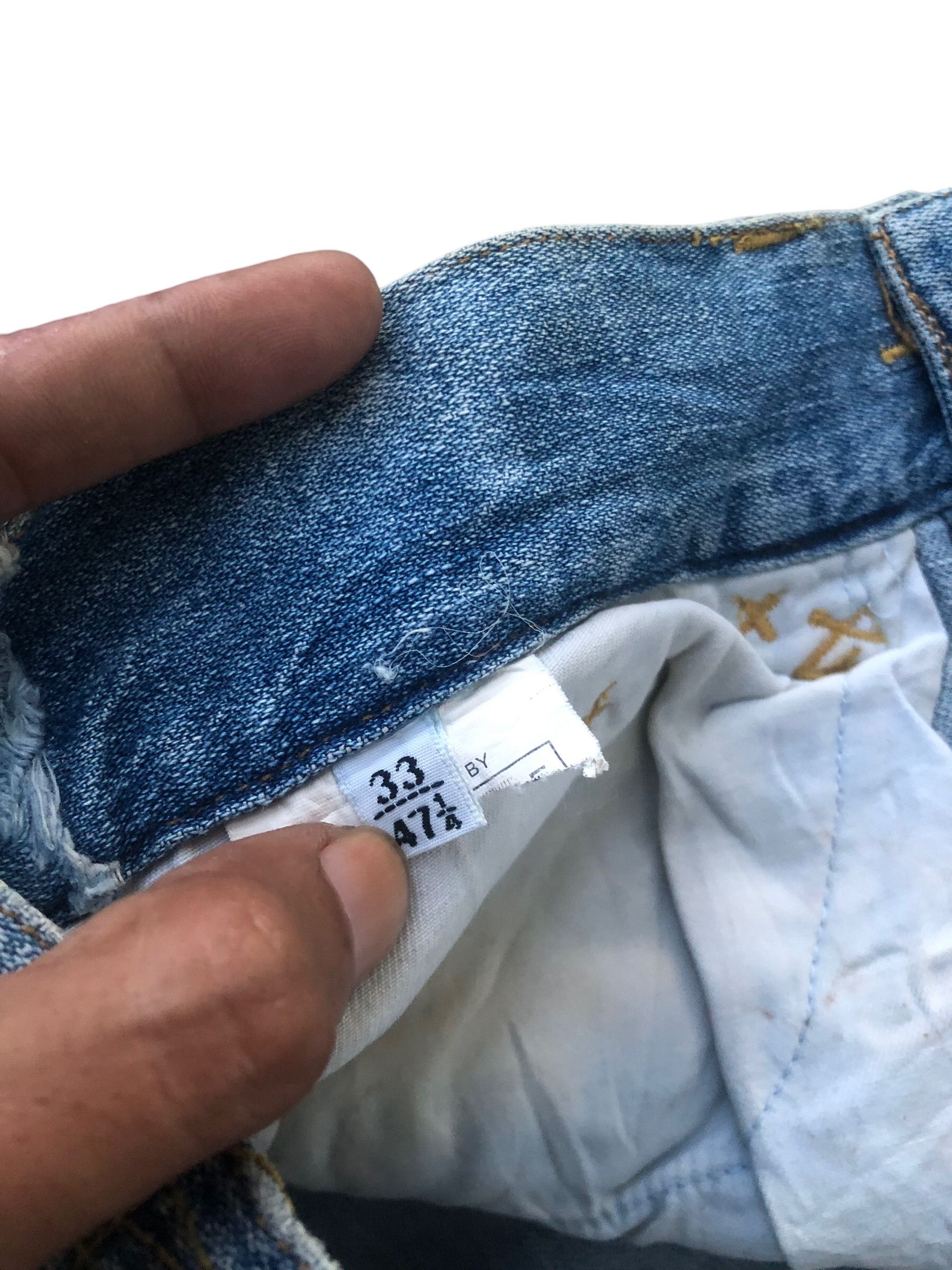 Dolce & Gabbana 💯DOLCE & GABBANA Vintage Distressed Style Worn Denim Jeans Size US 33 - 11 Thumbnail