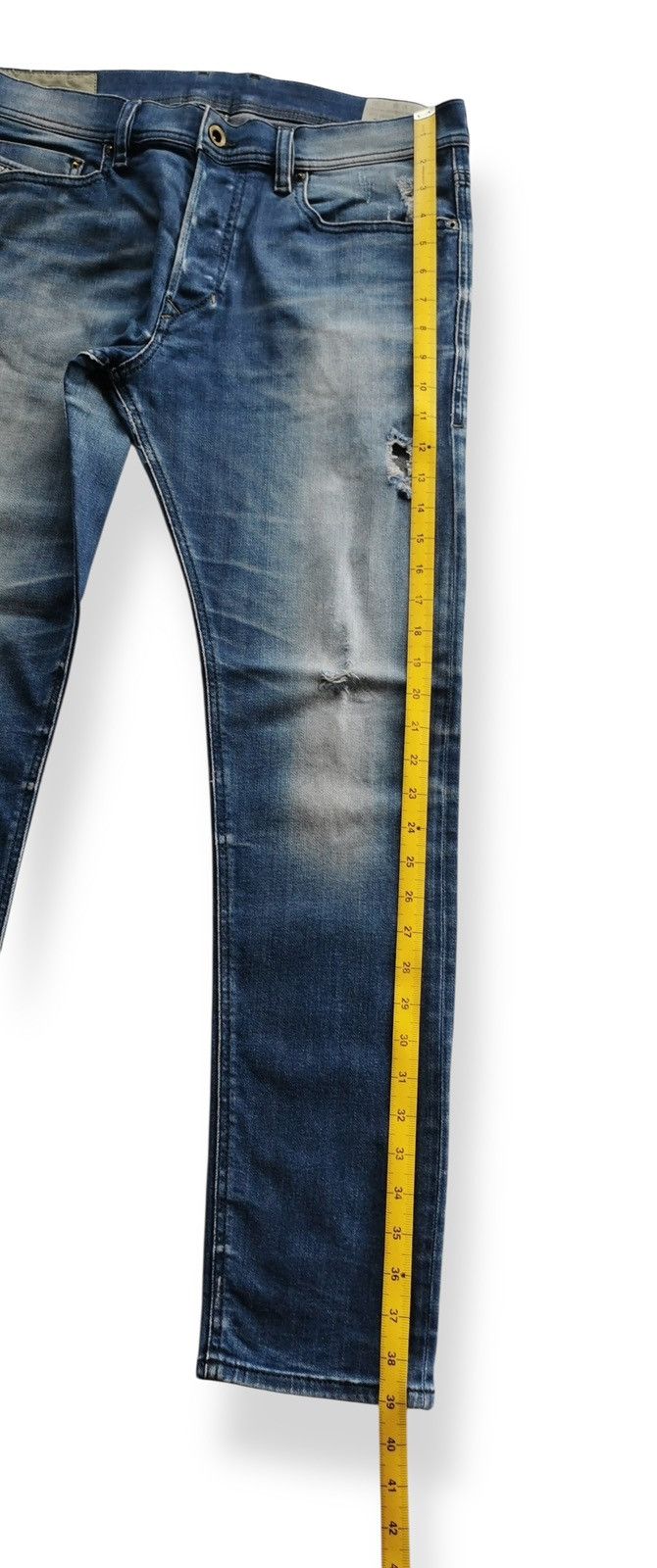 Diesel Diesel Tepphar D-Carrot Slim Tapered Distressed Jeans W32 Size US 32 / EU 48 - 11 Thumbnail