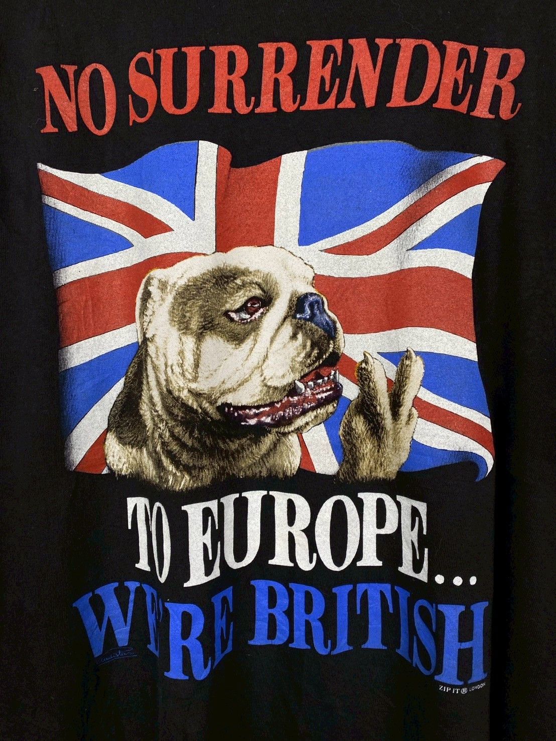 Vintage Vintage Zip It London No Surrender T-Shirts DO1256 Size US XL / EU 56 / 4 - 3 Thumbnail