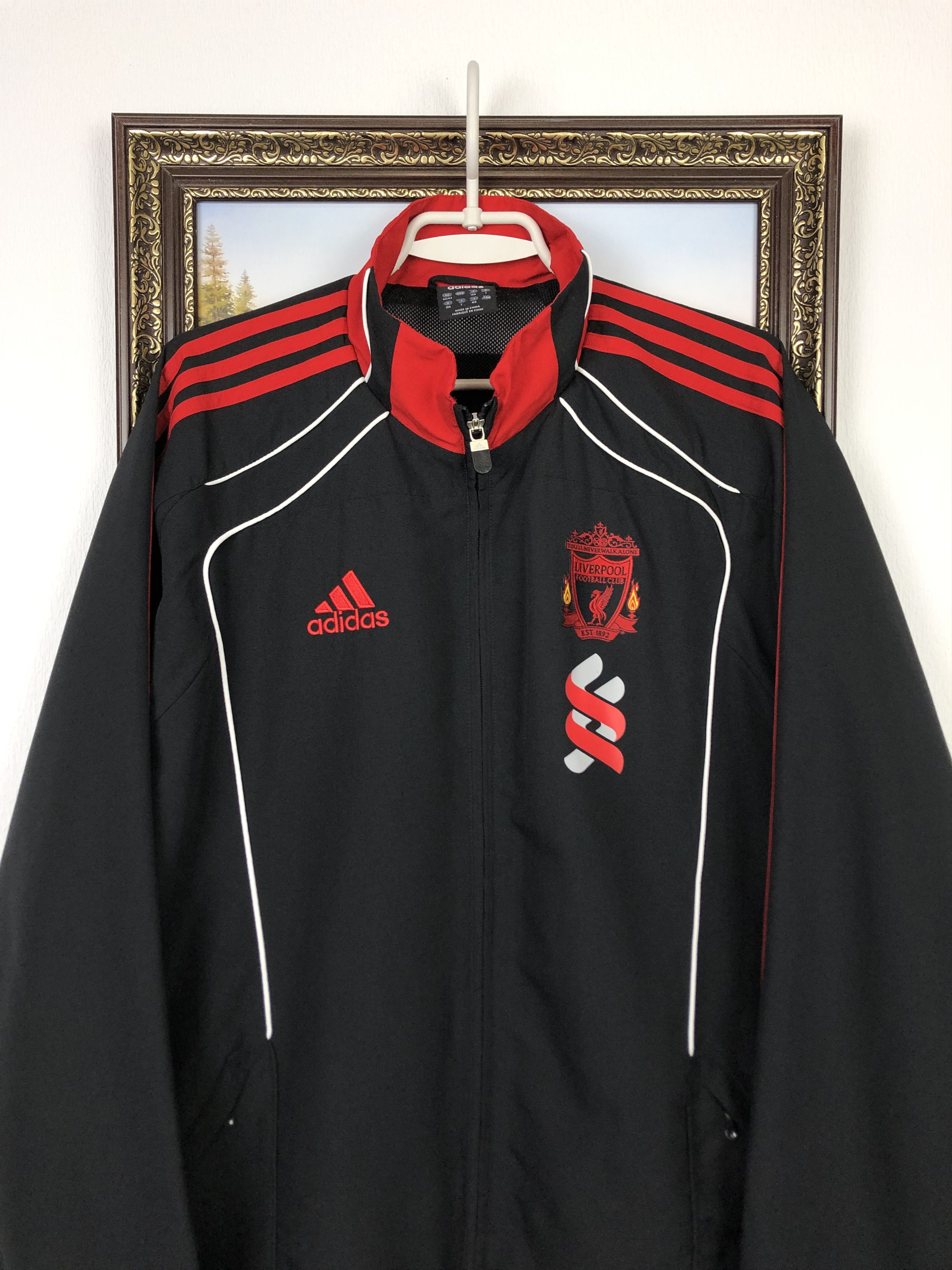 Adidas Vintage Adidas Liverpool Football Jacket Soccer Track Top Size US L / EU 52-54 / 3 - 2 Thumbnail