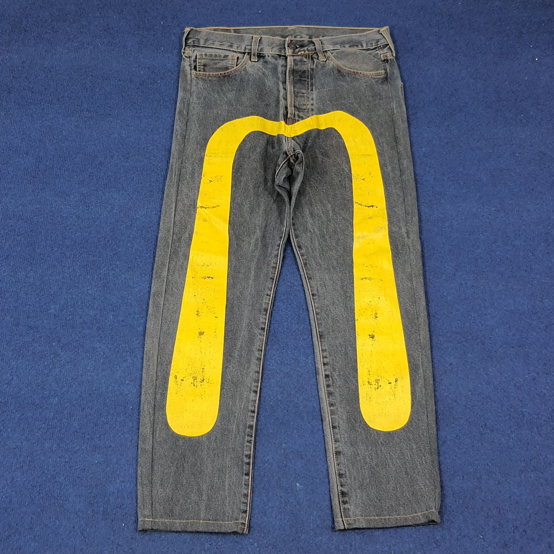 Evisu Vintage Evisu Embroided Custom Daicock Japan Brand Jeans Size US 33 - 3 Thumbnail