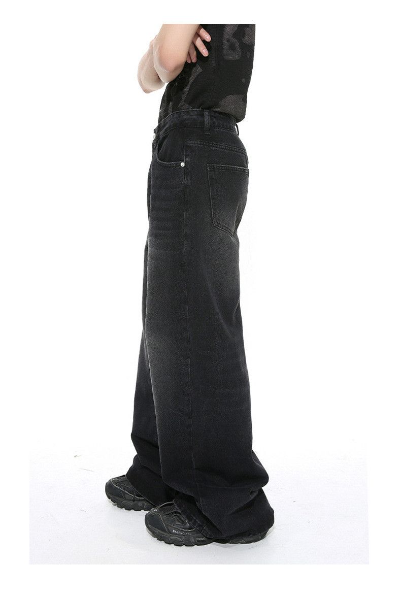 Japanese Brand × Jean Japanese retro washed simple straight casual jeans Size US 34 / EU 50 - 2 Thumbnail