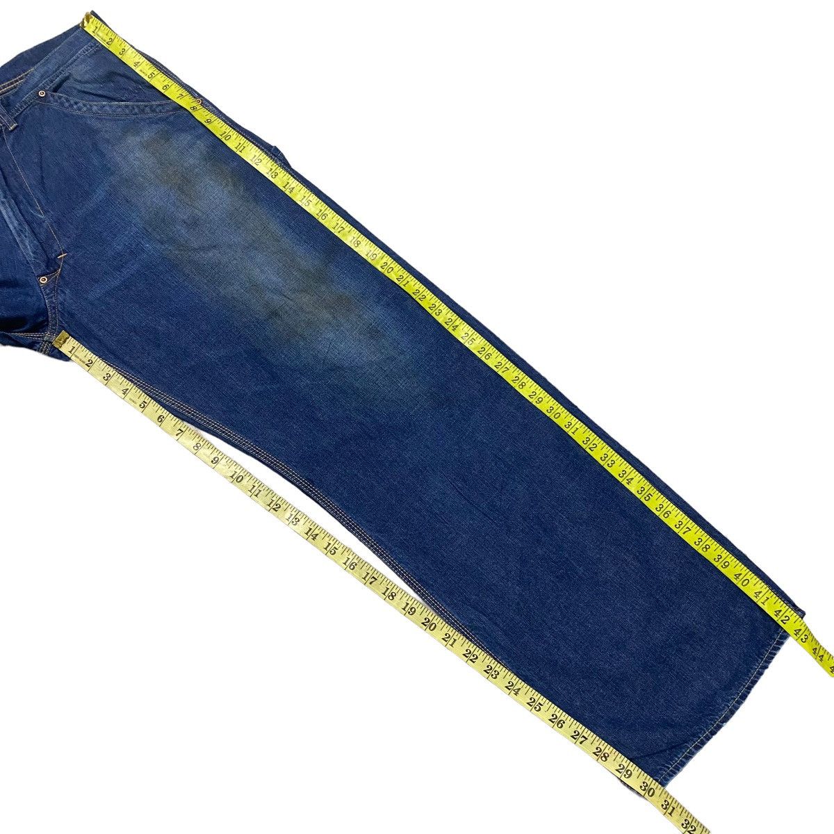Bape Vintage Bape Denim Carpenter Pants Oiled Coated Size US 34 / EU 50 - 20 Thumbnail