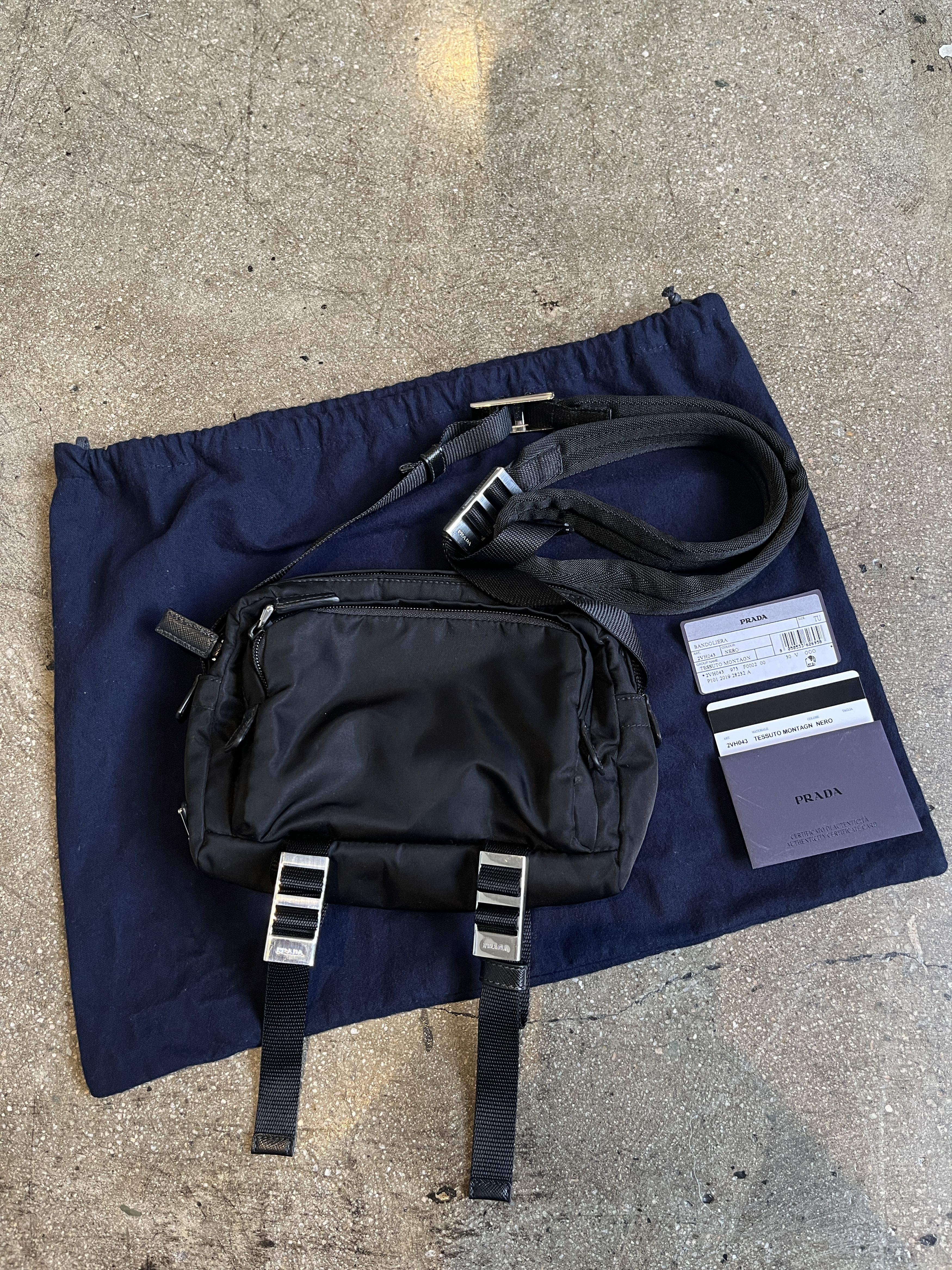 TESSUTO NYLON CROSSBODY BAG