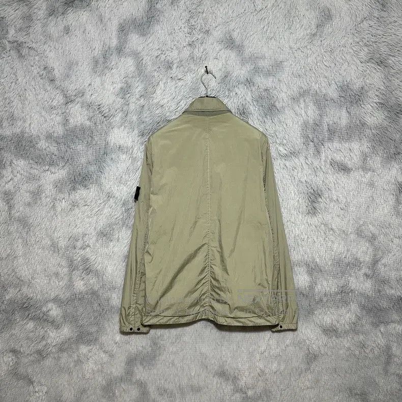Stone Island Stone Island Three Zip Resin Nylon Jacket, Light Green, M Size US M / EU 48-50 / 2 - 2 Thumbnail