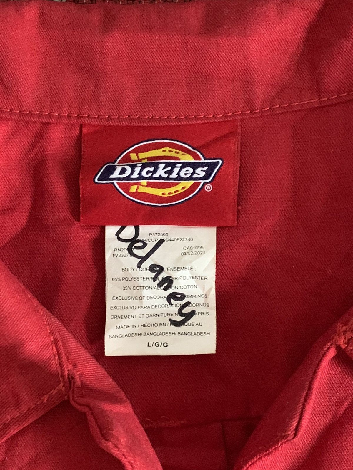 Dickies Dickies Overall Red Short Sleeve🔥 Size US 32 / EU 48 - 7 Thumbnail