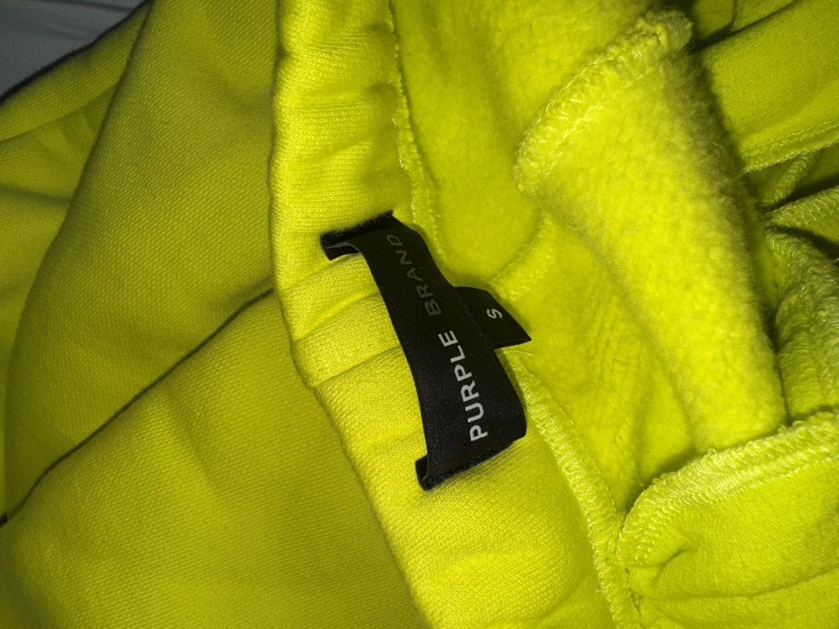 Purple PURPLE BRAND Fleece Flare Leg Pants Yellow/green Sz S New Size US 30 / EU 46 - 4 Thumbnail