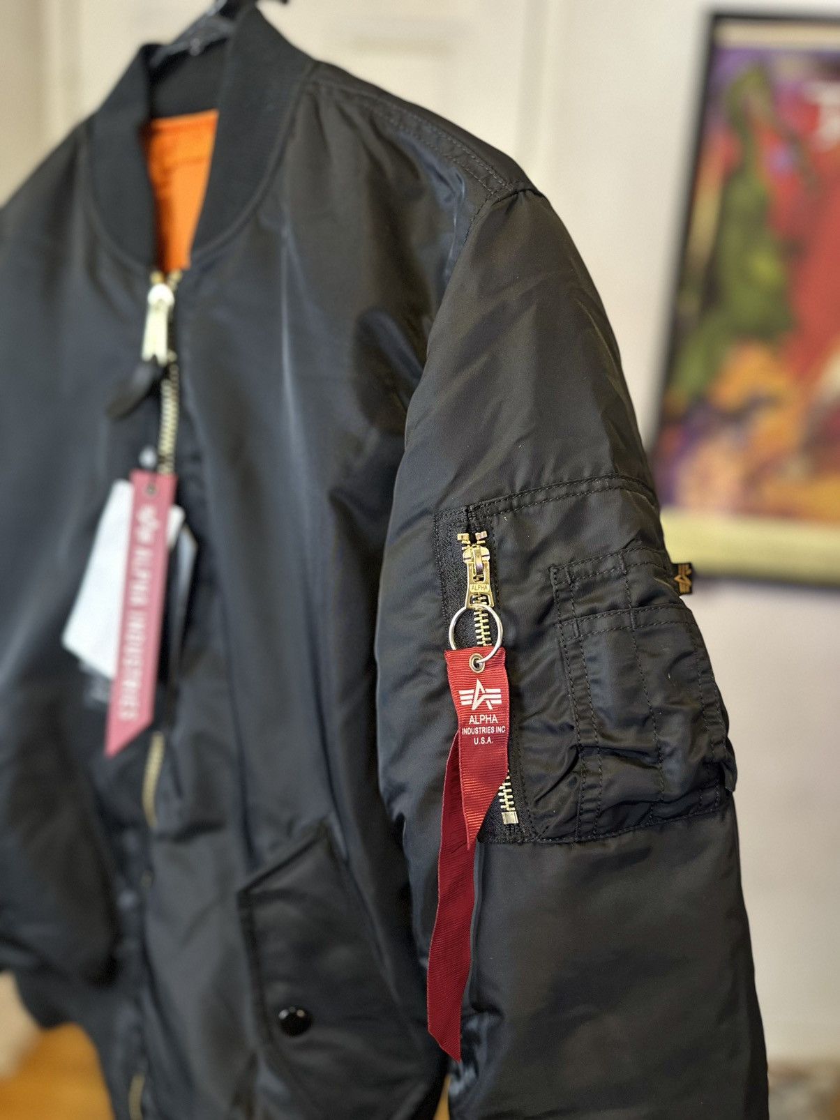 Alpha Industries Alpha Industries MA-1 Heritage Bomber Jacket Black - Small Size US S / EU 44-46 / 1 - 5 Thumbnail