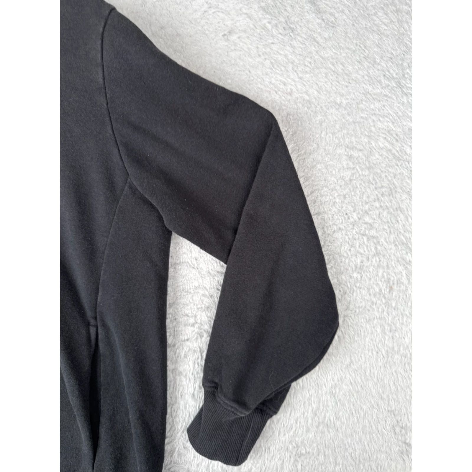 The North Face The North Face Hoodie Women S Black Pullover Pockets Cotton Blend Logo Crew Neck Sweatshirt Activewear Size S / US 4 / IT 40 - 2 Thumbnail