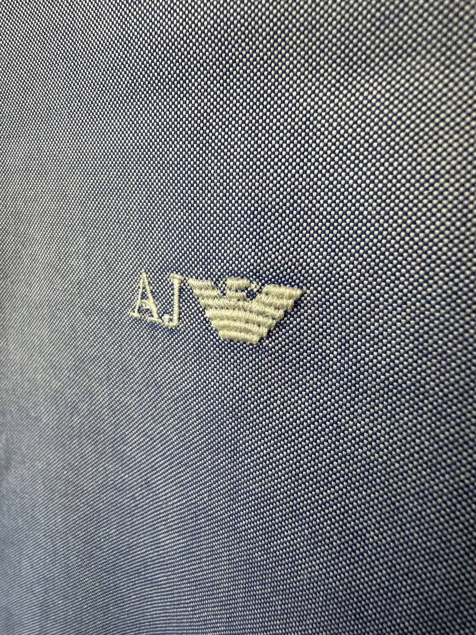 Armani Armani Jeans Vintage 90s Button Up Shirt Tessuto Logo Size US XXL / EU 58 / 5 - 11 Thumbnail