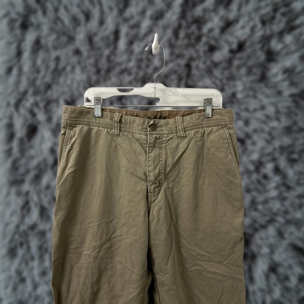 Eddie Bauer Eddie Bauer Pants Khakis Mens 34x32 Relaxed Flat Front Lined Chino Beige Tan Cotton Flannel Insulated Casual Workwear Size US 34 / EU 50 - 1 Thumbnail