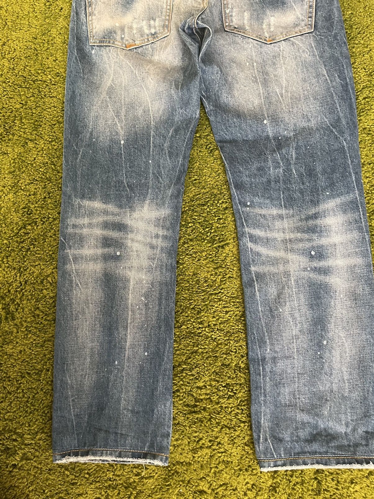 Designer × Dsquared2 Dsquared2 avant garde factry faded denim jeans Size US 32 / EU 48 - 9 Thumbnail
