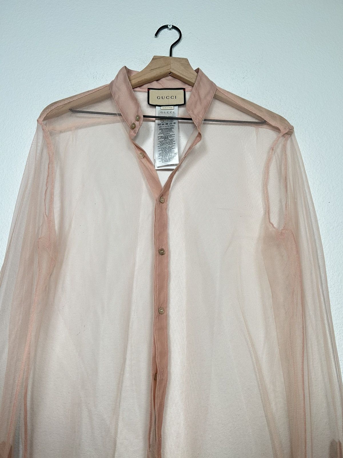 Gucci Sheer Elegance Mesh Button Up Size M / US 6-8 / IT 42-44 - 2 Thumbnail