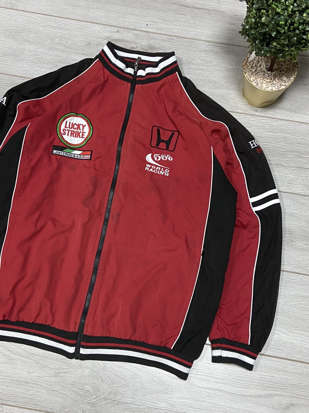 Honda Honda Lucky Strike reversible distressed racing vintage Size US XXL / EU 58 / 5 - 14 Thumbnail