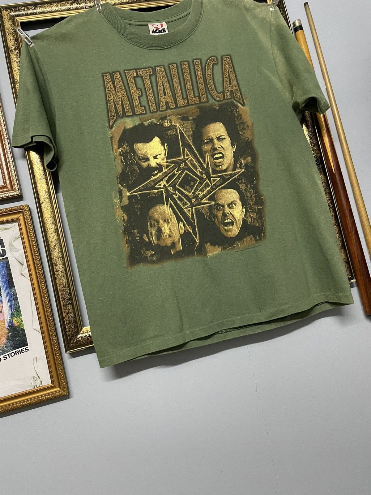 Vintage Vintage 1998 Og Metallica Tour Single Stitch Sunfaded Tee Size US XL / EU 56 / 4 - 6 Thumbnail