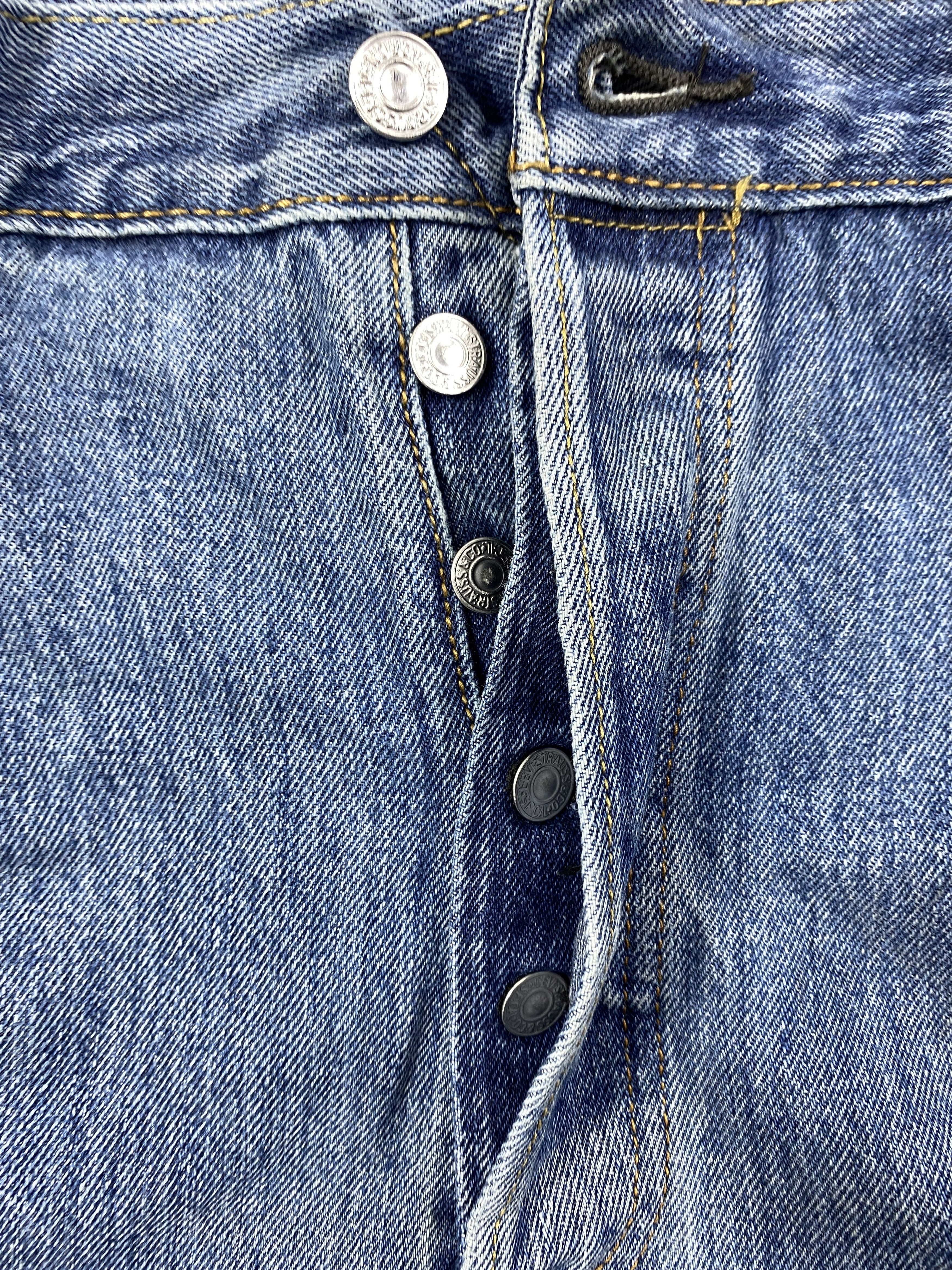 Japanese Brand Mid Blue Vintage Levi's 501 Jeans 38x35 Denim -JN1640 Size US 38 / EU 54 - 7 Thumbnail