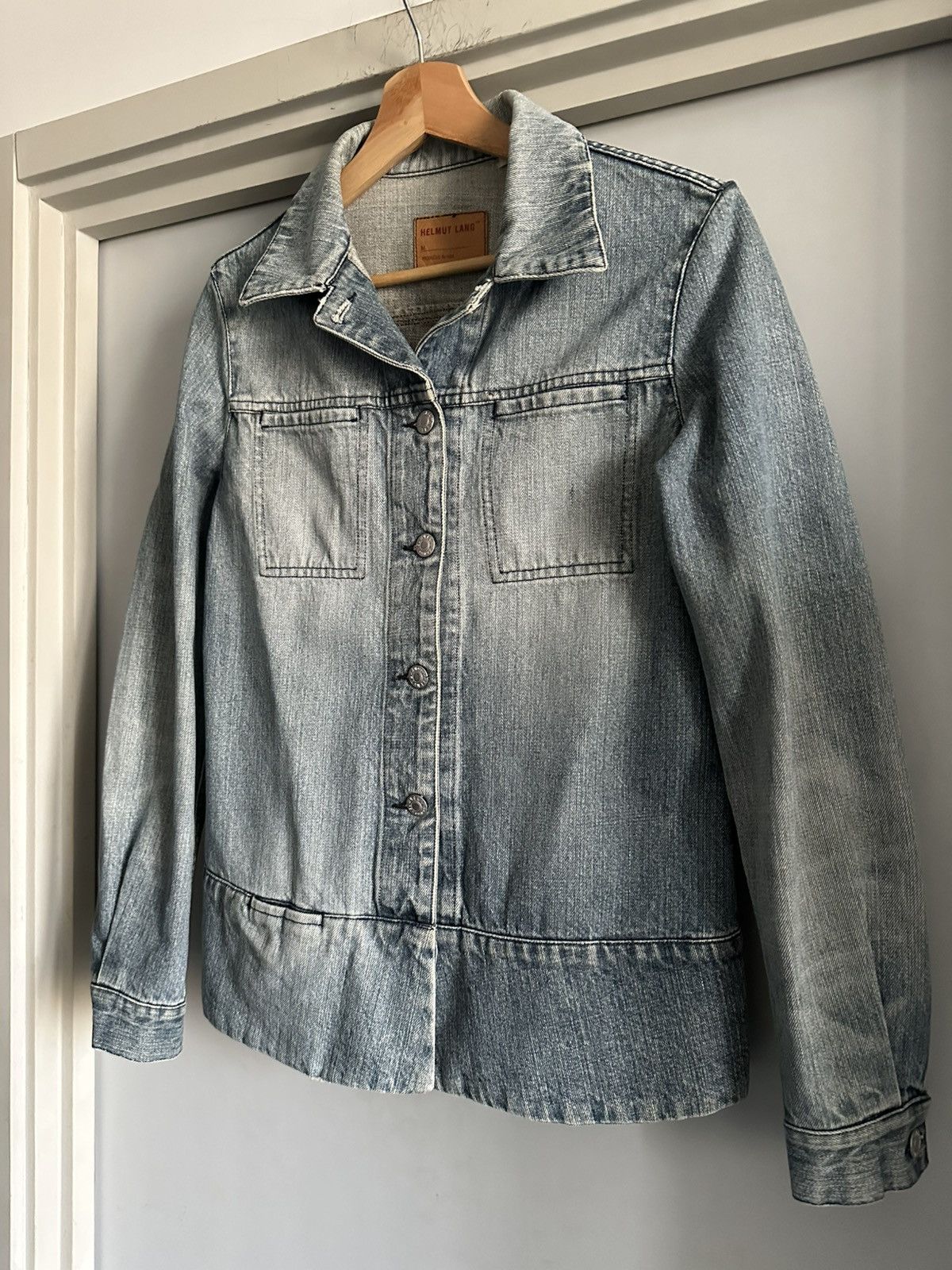 Helmut Lang 1998 Helmut Lang 3-Slash Pocket Denim Jacket Size US S / EU 44-46 / 1 - 2 Thumbnail