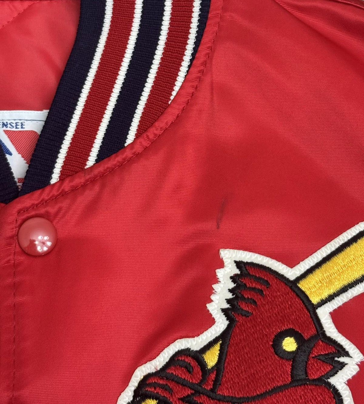 Starter Vintage Starter St Louis Cardinal Satin Dugout Jacket Size M Size US M / EU 48-50 / 2 - 5 Thumbnail