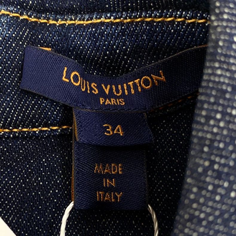 Louis Vuitton Louis Vuitton Sleeveless denim dress with cotton lapels an Size XXS / US 00 / IT 34 - 7 Thumbnail