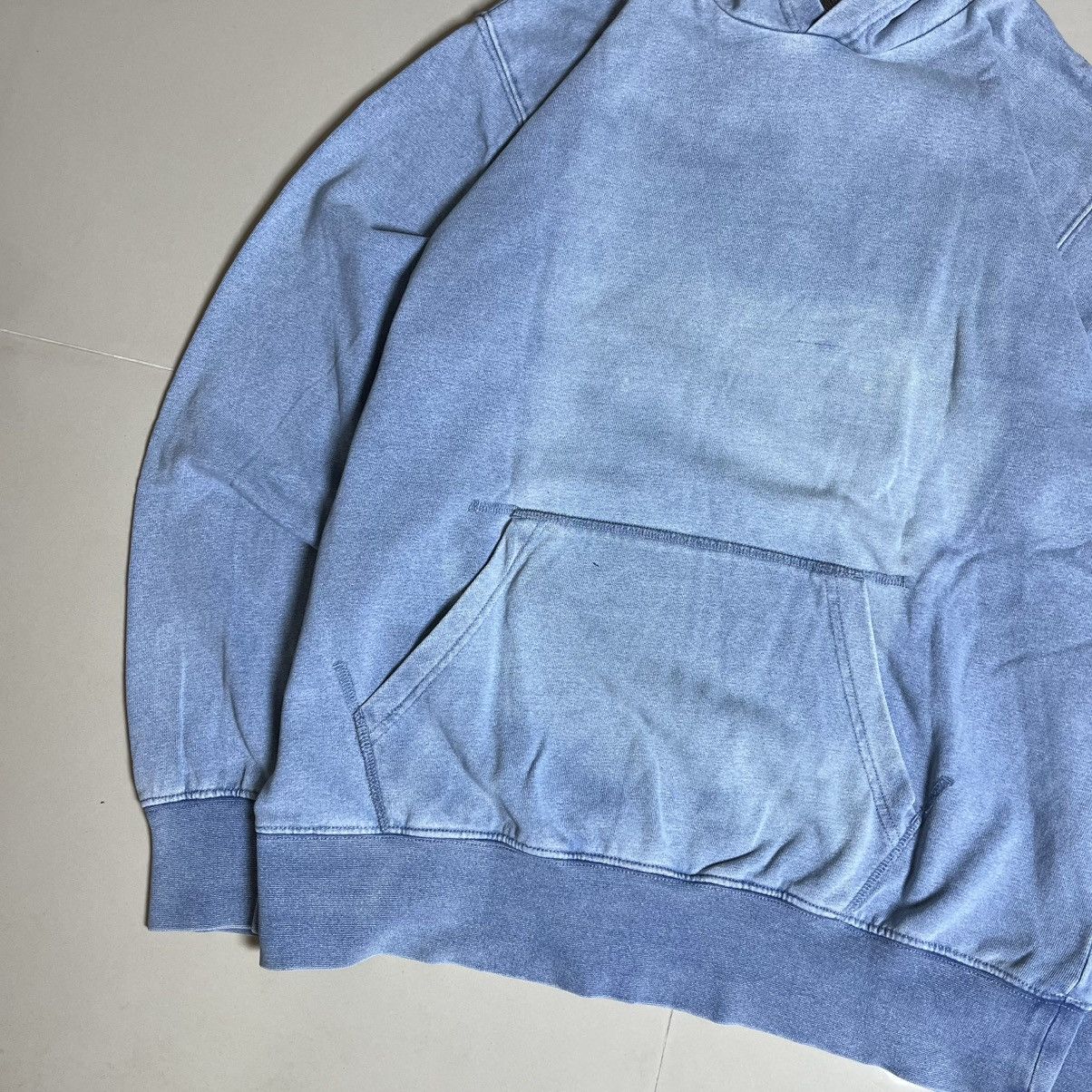 If Six Was Nine Japan Faux Fur Hood Washed Blue Pullover Hoodie Size US XL / EU 56 / 4 - 2 Thumbnail