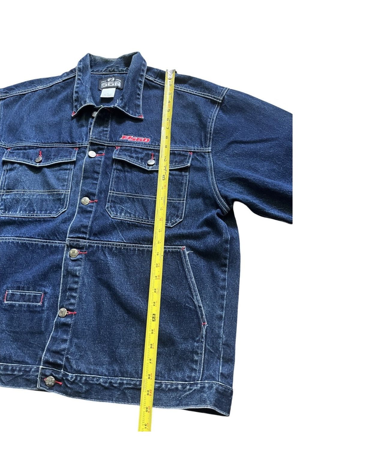 Vintage Vintage FJ560 Fat Joe Men’s Thrashed Denim Jacket Sz XL Size US XL / EU 56 / 4 - 3 Thumbnail