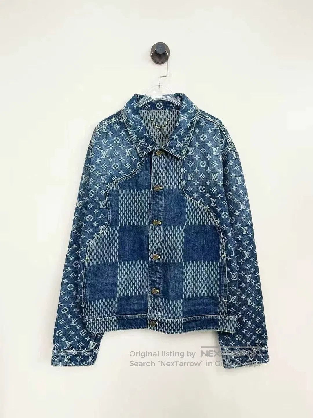 Louis Vuitton Louis Vuitton Nigo Denim Logo Jacket. Size US L / EU 52-54 / 3 - 1 Thumbnail